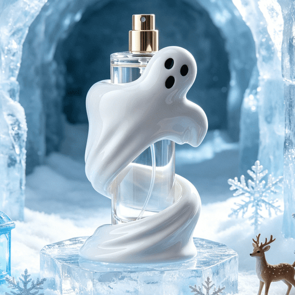 2026 New Twisting Ghost Fine Mist Holder Decorations, Halloween Ghost Bottle Holder for Halloween Fall Decor Indoor, Unique Christmas Halloween Twisting Ghost Decorations Halloween Decorations Indoor