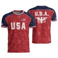 thumbnail image 1 of 2026 New USA Soccer Jersey for Men, United States Jersey Soccer, Jersey USA Fans Crew Neck Short Sleeve Football Retro Streetwear Outdoor T Shirt for Adult(Dark Gray, L), 1 of 4
