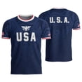 thumbnail image 1 of 2026 New USA Soccer Jersey Mens, United States Jersey Soccer, Crew Neck Short Sleeve Sport Tee for Retro Streetwear Top for Adult(Red, 3XL), 1 of 4