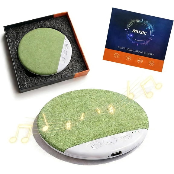 2026 New Ultra-Thin Bluetooth Under Pillow Speaker for Sleeping, Wireless Sleep Headphones with White Noise Timer, Stereo Sound Sleep Aid for Adults