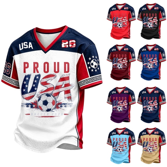 2026 New United States Soccer Practice Jerseys, USA National Team Soccer Jersey Sweat Resistant Football Training Shirts, Retro Streetwear Fan Wear for Adult(White, 2XL)