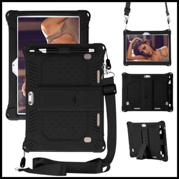 2026 New Universal 10 10.1 Inch Android Tablet PC Case, Support Stand and Flip Function, Lightweight, Compact, Easy Carry and Handle, for 10 10.1 Inch Tablet