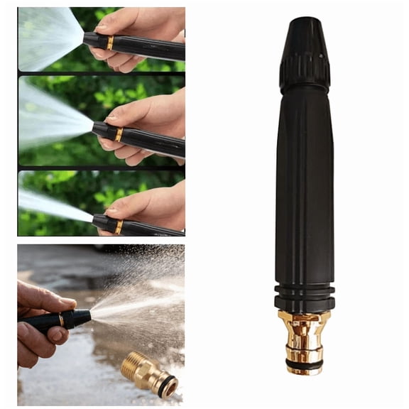 2026 New Upgrade Car Washing Water Shot Garden Hose Nozzle Sprayer, Metal High Pressure Leak-proof Water Hose Nozzle for Garden Watering & Car Pet Washing (1 Nozzle)