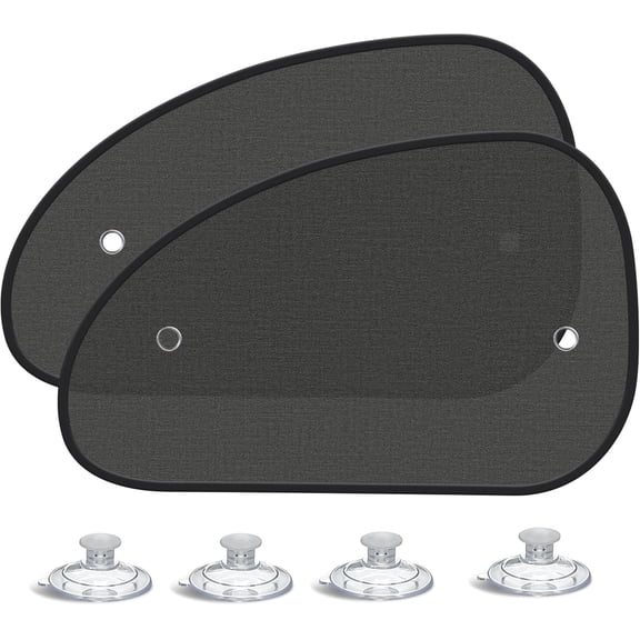 2026 New Upgrade Car Window Shades for Side Window 25"X15"(2 Pack),Car Window Shade for Baby Suction Cup,Sun Shade Side Window Can Blocks 99.98% UVR