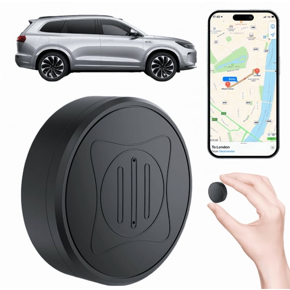 2026 New Upgrade Mini GPS Tracker for Vehicles: Tracker Device for Vehicles No Subscription No Monthly Fee Car Tracker Device Hidden Magnetic Real-Time Tracking for Cars Kids Dogs (GF10)