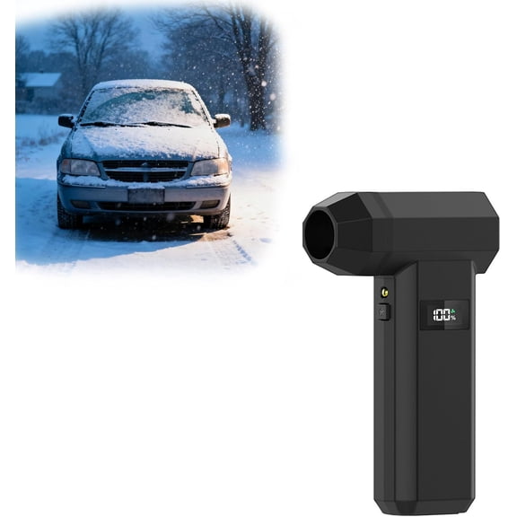 2026 New Upgrade1500W Thermal Blower, Portable Snow Blower, 4 Adjustment, for Car Windshield Defrost, Snow Removal
