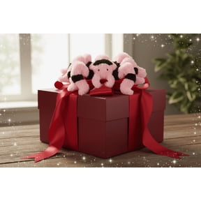 2026 New Valentine Tarantula Spider Plush Bold Pink Black 16-inch, Super Soft Stuffed Animal for Valentine's Day Decor & Unconventional Gift Giving