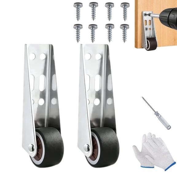 2026 New Vertical Track Roller Wheel, Gate Wheels For Wooden Gate, Sliding Door Guide Rubber Caster