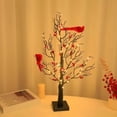 thumbnail image 1 of 2026 New Vintage LED Glowing Cardinals Tree, Twinkle Trees Lamp with Lighted Branches & Red Berries, Trees Tabletop Lamp Centerpiece for Home Party Decor(USB version, Battery Not Included), 1 of 5