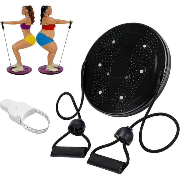 2026 New Waist Twister Machine Exercise, Twister Board with Handles and Pull Rope, 360Waist Sculptor Twister with Foot Massager, for Exercise, Legs, Buttocks, Hip Exercise