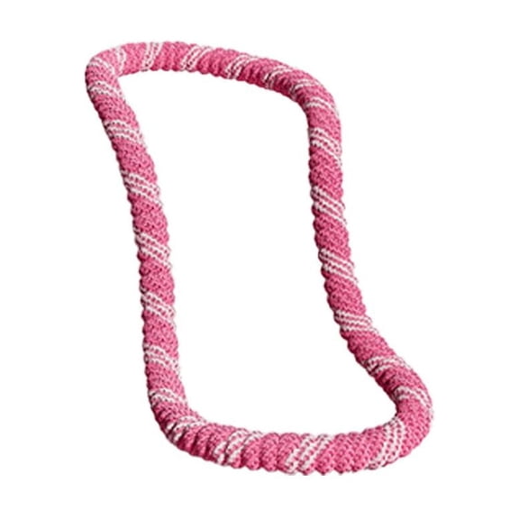 2026 New Weighted Soft Spring Exercise Hoop for Adults, Foldable Fitness Hoop with No Waist Damage Spring Design, Silent, Pinch-Proof & Waist-Safe, Portable Workout Equipment for Home/Travel (Pink)