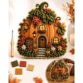 thumbnail image 1 of 2026 New Whimsical Village 3D Fabric Poke Art Kit for Adults, DIY Poke Art for Home Decor, Cottage Handmade Hobby Gift, Poke Art Kits for Adults (Pumpkin Patch), 1 of 7