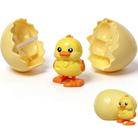 2026 New Wind-Up Surprise Eggs, Animal Hatching Surprise Egg Toy, Easter’s Latest Gift, Boom Easter Eggs That Pop Open to Walking (Duck)
