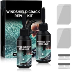 2026 New Windshield Crack Repair Kit, Universal Cracks Gone Glass Repair Kit, Car Windshield Crack Repair Fluid, Glass Repair Liquid for Cracks, Quick Fix Windshield & Glass Repair Tools