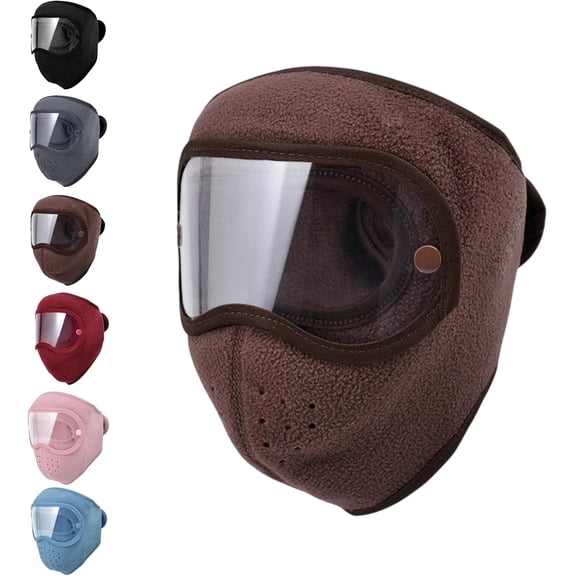 2026 New Winter Warm Fleece Windproof High-Definition Goggles,Fleece Windproof Goggles,for Skiing,Hiking,Cycling