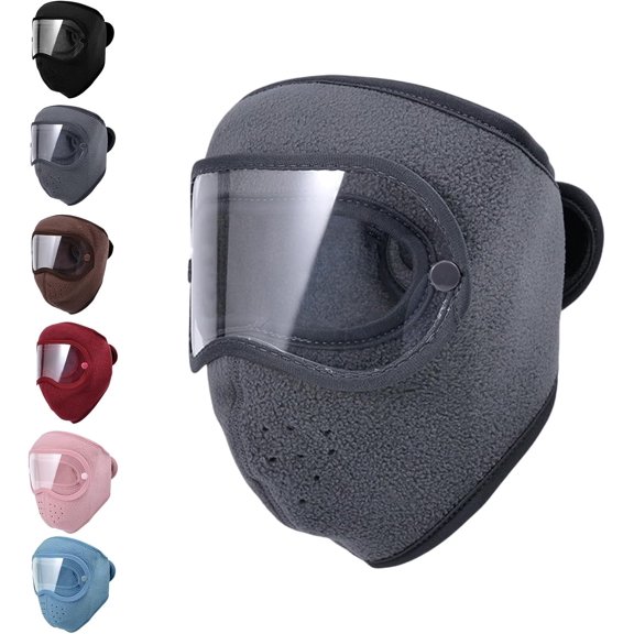 2026 New Winter Warm Fleece Windproof High-Definition Goggles,Fleece Windproof Goggles,for Skiing,Hiking,Cycling