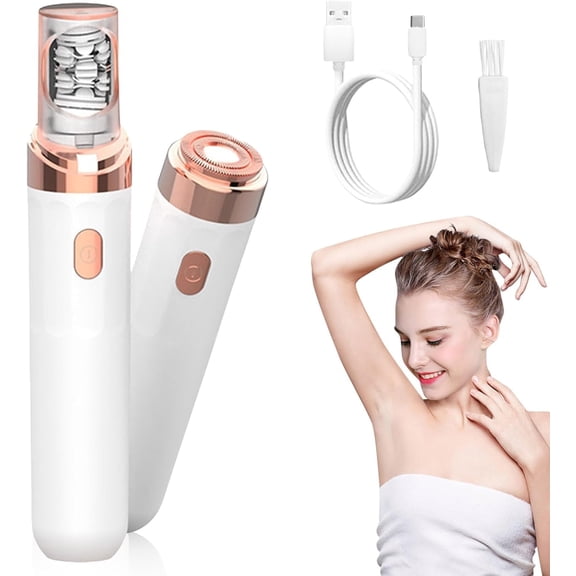 2026 New Women Face Epilator - Painless Electric Hair Remover for Face, Eyebrows, Lip, Chin, Arms, and Underarms - Portable & USB Rechargeable for Home and Travel