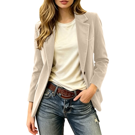 2026 New Women Jackets Blazers for Women Business Casual with Pockets, S