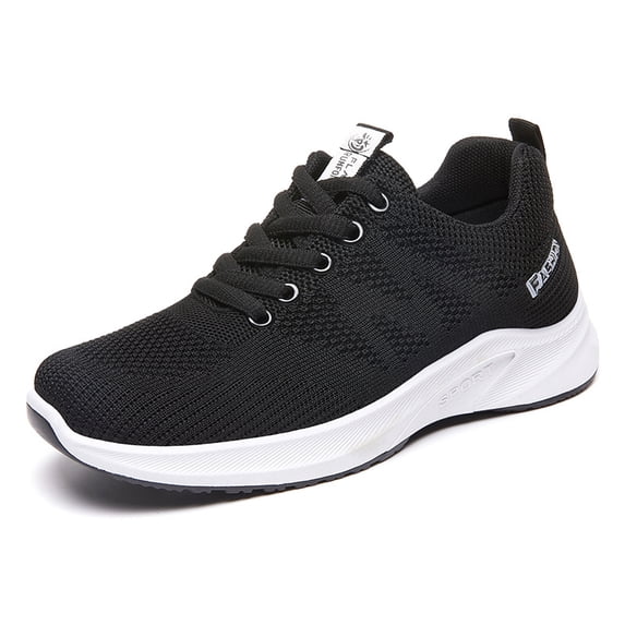 2026 New Women's Shoes Spring New Breathable Mesh Running Shoes Flat ...