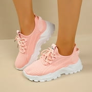 2026 New Womens Shoes with Soft Soles That Dont Tire Feet, Summer White Slip-on Lace-up Casual Sneakers, Breathable, Women Shoes