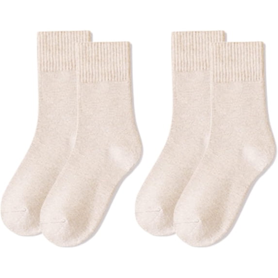 2026 New Women's Warm Mid-Calf Socks Multipack - Cozy Soft Thick Cute Knit Crew Socks for Fall & Winter