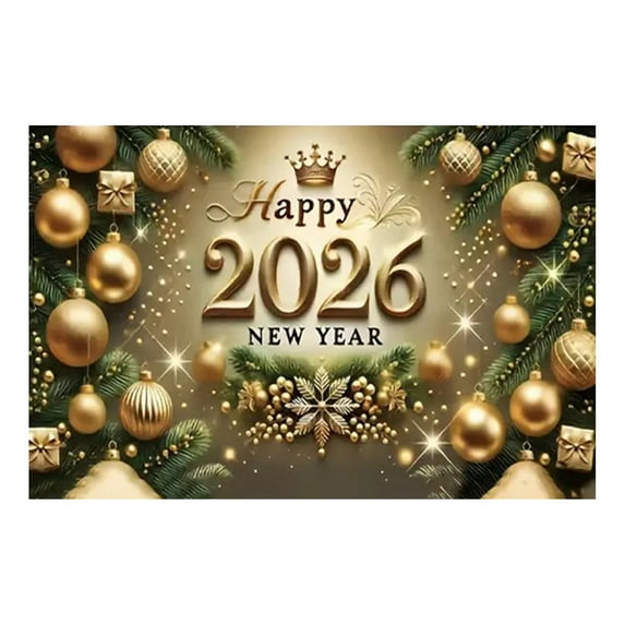 2026 New Year Banner Decorations, New Year Party , Spring Festival Wall Decor, Indoor Outdoor Holiday Celebration Banner for Home B