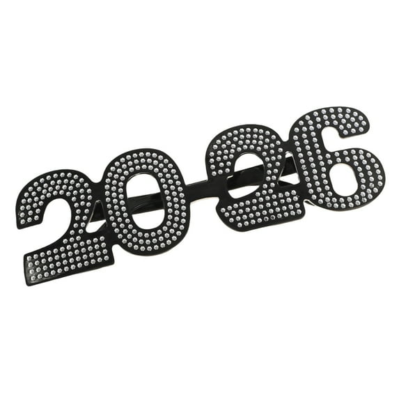2026 New Year Glasses, Sparkly Number Eyewear for New Year's Eve Party, Holiday Gatherings, Birthday Celebrations, Photo Booth Props, Festive Supplies