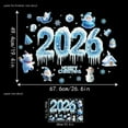thumbnail image 1 of 2026 New Year Merry Christmas Window Clings Stickers Double-Sided Christmas Window Decals for Glass Windows Decoration Indoor Holiday Stickers, 1 of 5