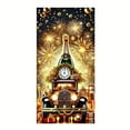 thumbnail image 1 of 2026 New Year’s Eve Party Decorative Hanging Door Cover, Cloth Backdrop Banner for Christmas Decorations, Festive Atmosphere for Doors, Walls, and Tables, 1 of 6