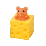2026 New Yellow Big Cheese Squishy Giant Squishy Cheese Block, Jumbo Squeeze Cheeses, Realistic Butter Stress Relief Cube, Soft Novelty Help for Relax