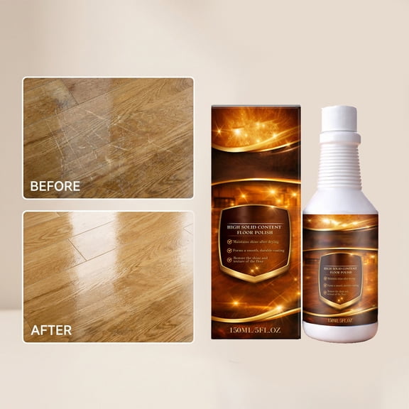 2026 New Wood Floor Scratch Repair Kit, Floor Polish Fast Drying Floor Restorer for Wood Vinyl & Laminate Floors, Long Lasting Scratch Protection