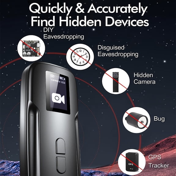 2026 Newest Anti-Spying Devices: OLED Camera Detector, RF Bug Finder, Infrared Sensor, Vehicle Surveillance & Tracking Prevention for Travel