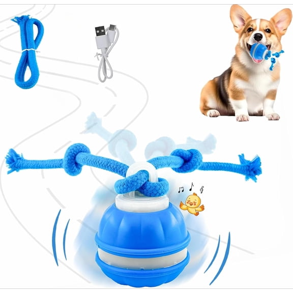 2026 Newly Upgraded Interactive Smart Rolling Pet Ball, Motion Activated Balls, Usb Charging, Emits Bird Sounds For Small To Medium-Sized Dogs