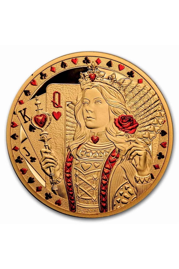2026 Niue 1 oz Gold Queen of Hearts Proof (with Box & COA)