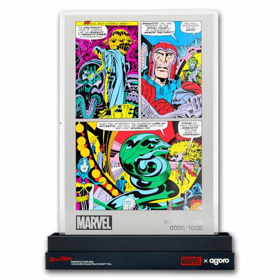 2026 Niue 1 oz Silver $2 Marvel COMIX: Fantastic Four #102 Foil