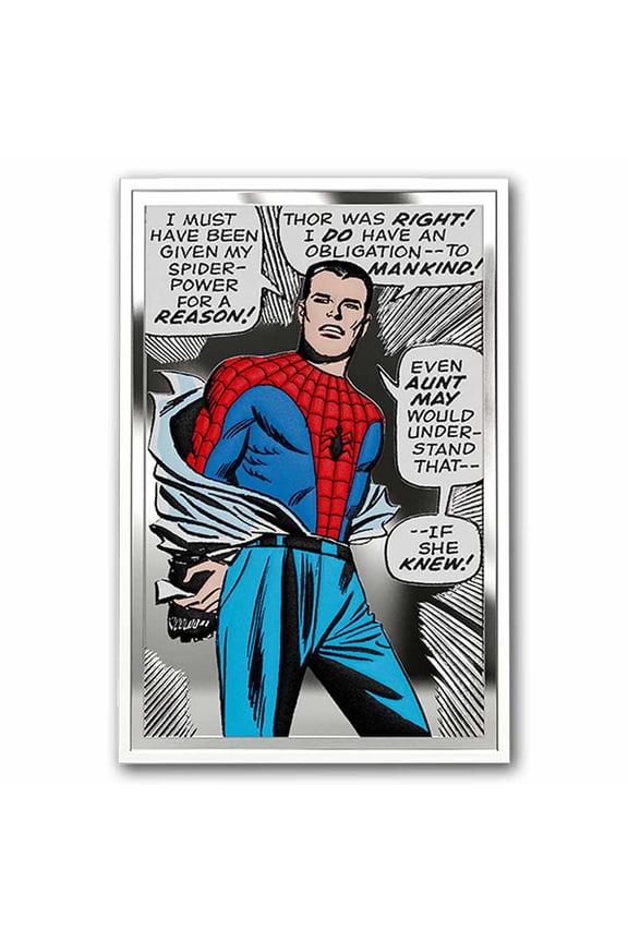 2026 Niue 1 oz Silver $2 Marvel: Spider-Man Power, Duty & Choice