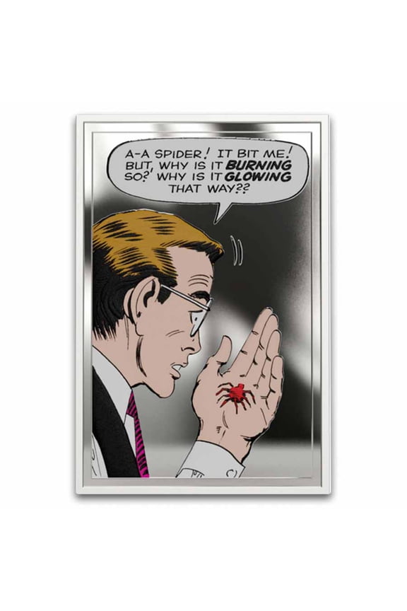 2026 Niue 1 oz Silver $2 Marvel: Spider-Man The Bite that Changed