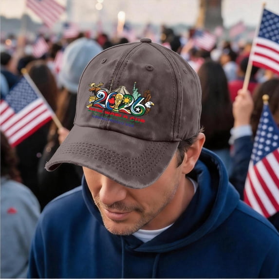 2026 North America Soccer Fan Hat Canada USA Mexico Football Event BaseballHat Unisex