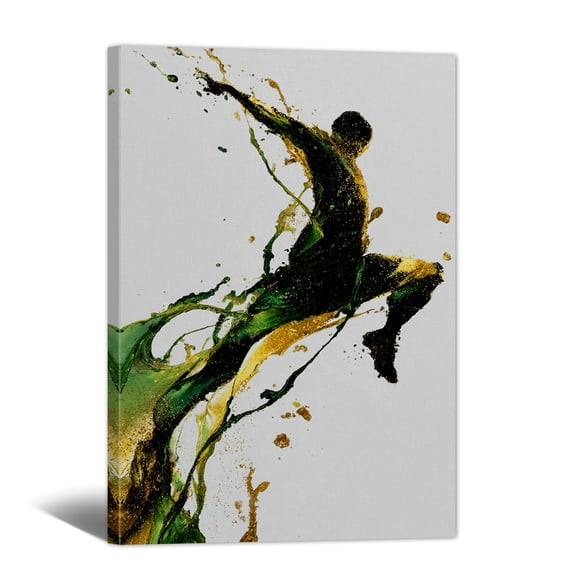 2026 North America World Football Cup Canvas Wall Art, Soccer Canvas Print, Running Themed Wall Decor, Ideal for Living Room, Bedroom, Bathroom, Office