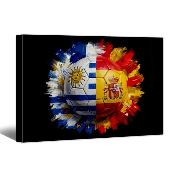 2026 North America World football Cup Soccer Canvas Wall Art, Canvas Print for Indoor Wall Decor, Ideal Gift for Soccer Fans, Home&nbsp;Decor for Study & Lounge
