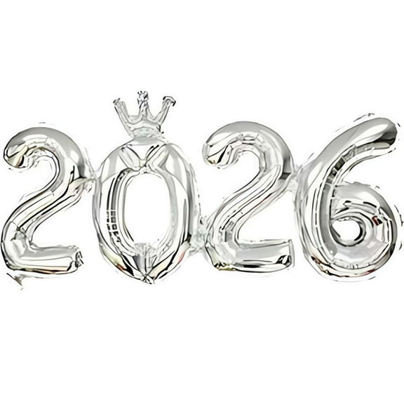 2026 Numbers Balloon, 2026 Decorations New Years, 40 Inch Balloon for New Years Eve Decorations & Graduation Decoration Party Supplies,Birthday Parties