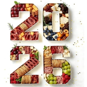 2026 Numbers Charcuterie Board Box - 10" Letter Tray, Fillable Paper Tray, 2026 Graduation Decorations Graduation Centerpieces