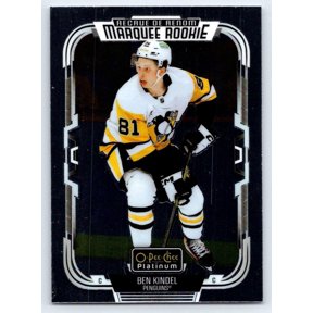 2026 O-Pee-Chee Platinum Marquee Rookie Silver Ben Kindel Pittsburgh Penguins Card Pittsburgh Penguins NHL Ice Hockey Trading Card