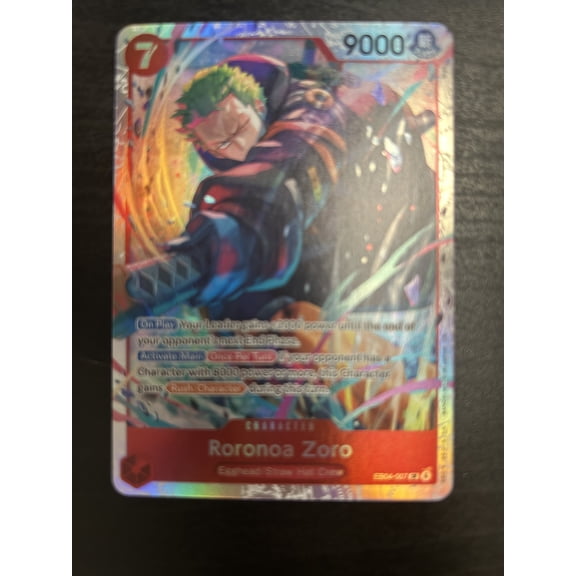 2026 One Piece Card Game Roronoa Zoro Holo Super Rare