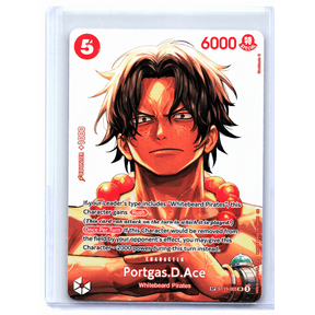 2026 One Piece Card Game The Time of Battle Portgas.D.Ace Super Rare Foil ST15-005 English
