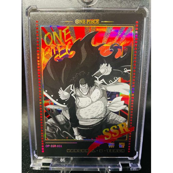 2026 One Piece Gold Grand-Line Marshall D. Teach Holo SSR Chinese Trading Card