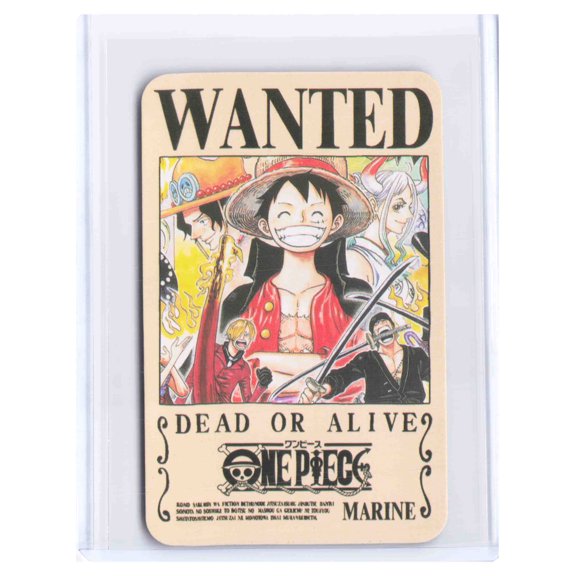 2026 One Piece Wanted Poster Card Yamato Portgas D. Ace Monkey D. Luffy Roronoa Zoro Sanji
