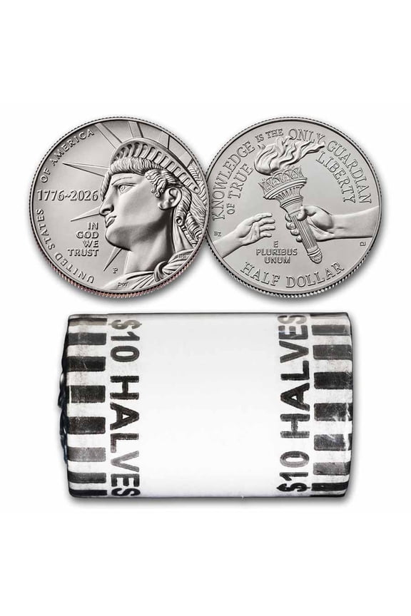 2026-P Enduring Liberty Half Dollar 20-Coin Roll BU