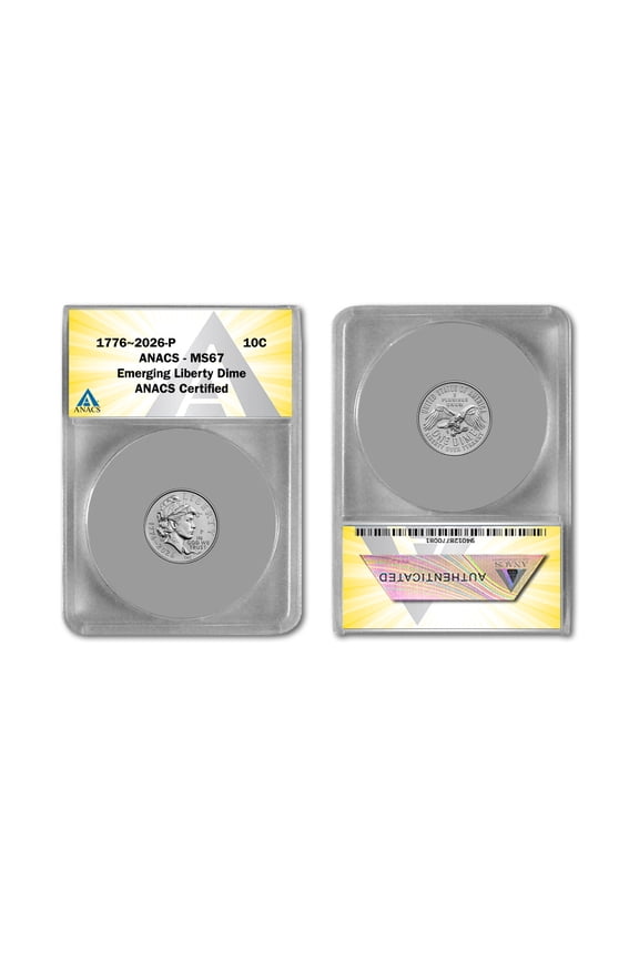 2026 P Semiquincentennial Emerging Liberty Dime MS67