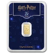 2026 PAMP Suisse Harry Potter 25th Anniversary 0.5g Gold Bar in TEP